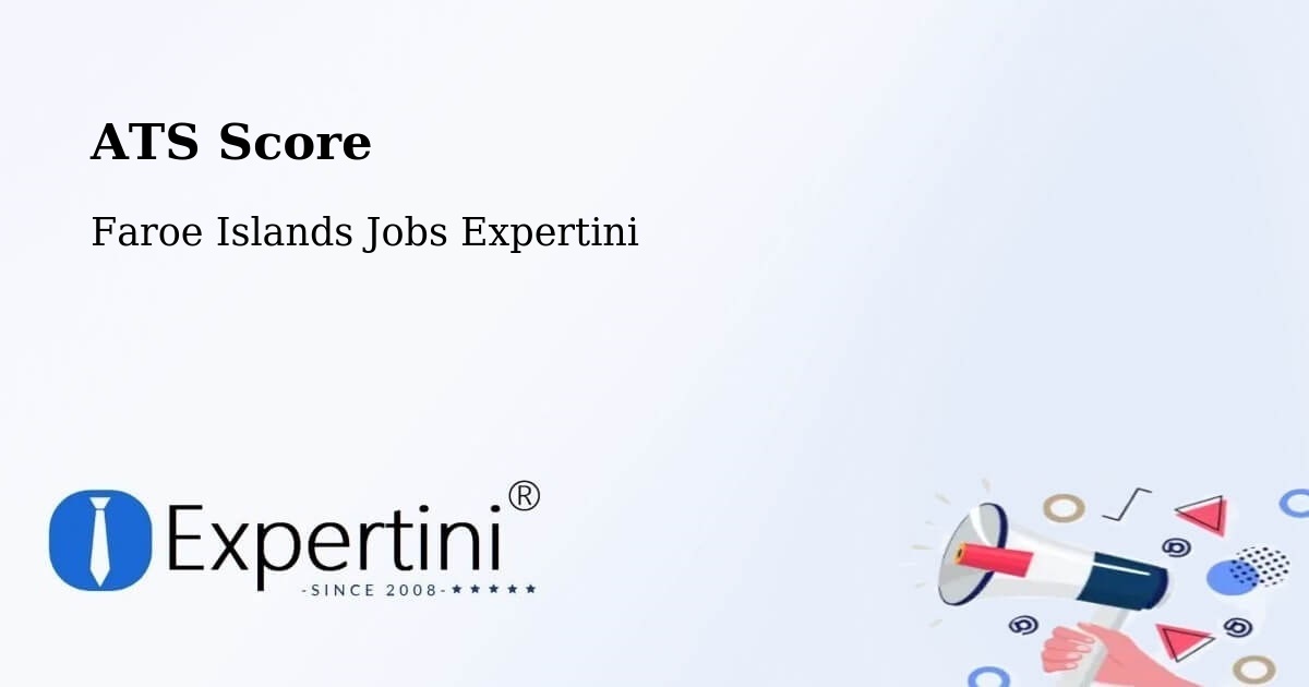 Resume ATS Score & Job Description Match Tool – Ánir - Faroe Islands Jobs Expertini