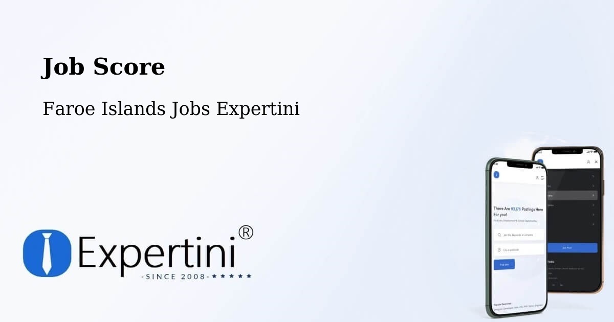 Job Score & Job Description Score Tool – Ánir - Faroe Islands Jobs Expertini